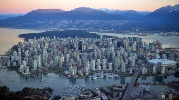 Vancouver from above